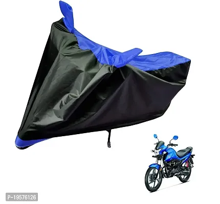 Auto Hub Honda Livo Bike Cover Waterproof Original / Livo Cover Waterproof / Livo bike Cover / Bike Cover Livo Waterproof / Livo Body Cover / Bike Body Cover Livo With Ultra Surface Body Protection (Black, Blue Look)