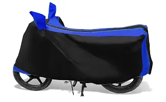 Auto Hub Activa 125 Bike Cover Waterproof Original / Activa 125 Cover Waterproof / Activa 125 bike Cover / Bike Cover Activa 125 Waterproof / Activa 125 Body Cover / Bike Body Cover Activa 125 With Ultra Surface Body Protection (Black, Blue Look)-thumb1