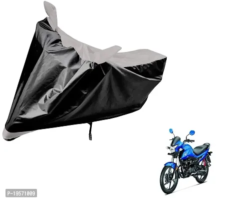 Auto Hub Honda Livo Bike Cover Waterproof Original / Livo Cover Waterproof / Livo bike Cover / Bike Cover Livo Waterproof / Livo Body Cover / Bike Body Cover Livo With Ultra Surface Body Protection (Black, Silver Look)