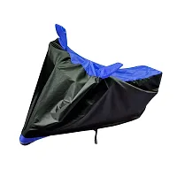 Auto Hub Yamaha Gladiator Bike Cover Waterproof Original / Gladiator Cover Waterproof / Gladiator bike Cover / Bike Cover Gladiator Waterproof / Gladiator Body Cover / Bike Body Cover Gladiator With Ultra Surface Body Protection (Black, Blue Look)-thumb4