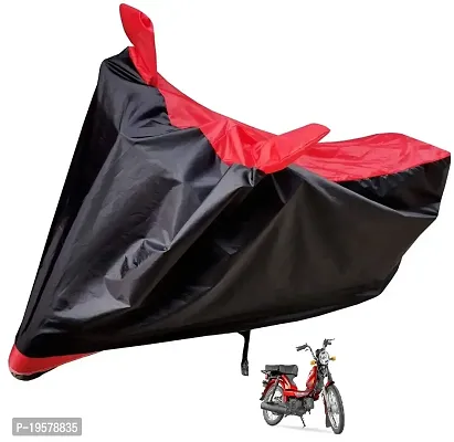 Auto Hub TVS Super XL Bike Cover Waterproof Original / Super XL Cover Waterproof / Super XL bike Cover / Bike Cover Super XL Waterproof / Super XL Body Cover / Bike Body Cover Super XL With Ultra Surface Body Protection (Black, Red Look)