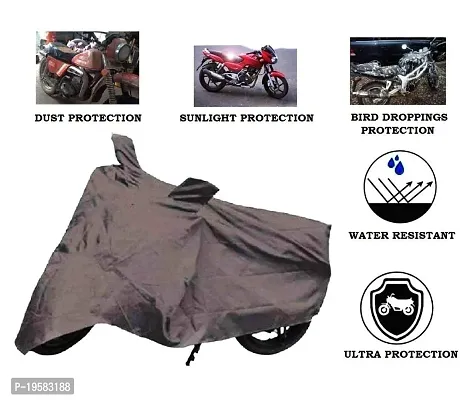 Auto Hub Honda CBR 150R Bike Cover Waterproof Original / CBR 150R Cover Waterproof / CBR 150R bike Cover / Bike Cover CBR 150R Waterproof / CBR 150R Body Cover / Bike Body Cover CBR 150R With Ultra Surface Body Protection (2x2 Grey Look)-thumb3