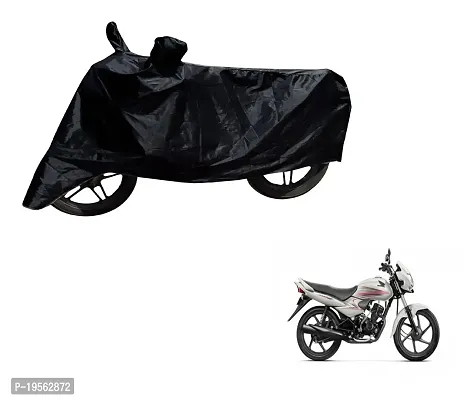 Auto Hub Honda Dream Neo Bike Cover Waterproof Original / Dream Neo Cover Waterproof / Dream Neo bike Cover / Bike Cover Dream Neo Waterproof / Dream Neo Body Cover / Bike Body Cover Dream Neo With Ultra Surface Body Protection (Black Look)-thumb0