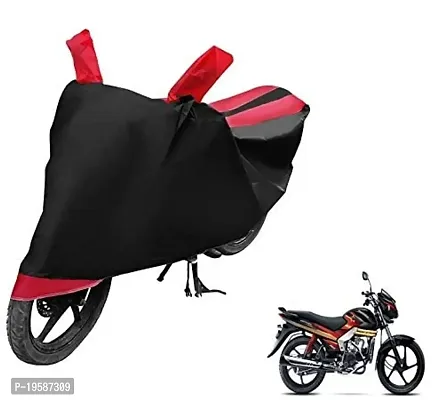 Auto Hub Mahindra Centuro Bike Cover Waterproof Original / Centuro Cover Waterproof / Centuro bike Cover / Bike Cover Centuro Waterproof / Centuro Body Cover / Bike Body Cover Centuro With Ultra Surface Body Protection (Black, Red Look)-thumb0