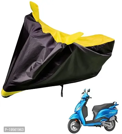 Auto Hub Hero Maestro Bike Cover Waterproof Original / Maestro Cover Waterproof / Maestro bike Cover / Bike Cover Maestro Waterproof / Maestro Body Cover / Bike Body Cover Maestro With Ultra Surface Body Protection (Black, Yellow Look)-thumb0