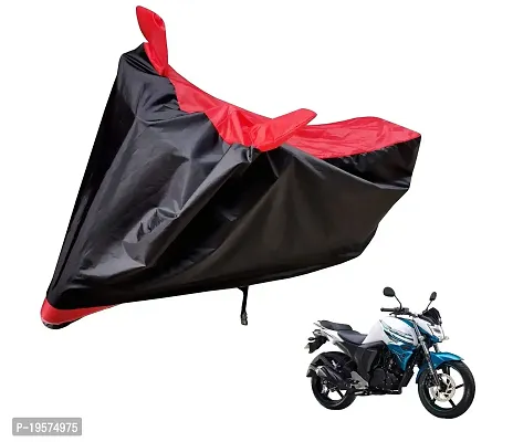 Auto Hub Yamaha FZ S Bike Cover Waterproof Original / FZ S Cover Waterproof / FZ S bike Cover / Bike Cover FZ S Waterproof / FZ S Body Cover / Bike Body Cover FZ S With Ultra Surface Body Protection (Black, Red Look)