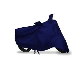 Auto Hub 100% Water Resistant Bike Cover for Bajaj Discover 125 DTS-i - Navy-thumb1