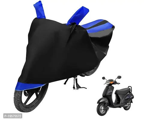 Auto Hub Honda Activa Bike Cover Waterproof Original / Activa Cover Waterproof / Activa bike Cover / Bike Cover Activa Waterproof / Activa Body Cover / Bike Body Cover Activa With Ultra Surface Body Protection (Black, Blue Look)