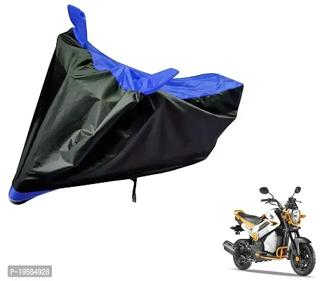 Auto Hub Honda Navi Bike Cover Waterproof Original / Navi Cover Waterproof / Navi bike Cover / Bike Cover Navi Waterproof / Navi Body Cover / Bike Body Cover Navi With Ultra Surface Body Protection (Black, Blue Look)-thumb0