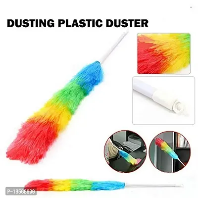 Auto Hub Microfiber Feather Static Duster for Dust Cleaning | Static Feather Duster | Dry Duster | Strong Handle | Easy to Cleaning Home, Office, Shop, Car, Celling, Fan (Pack of 1)-thumb4