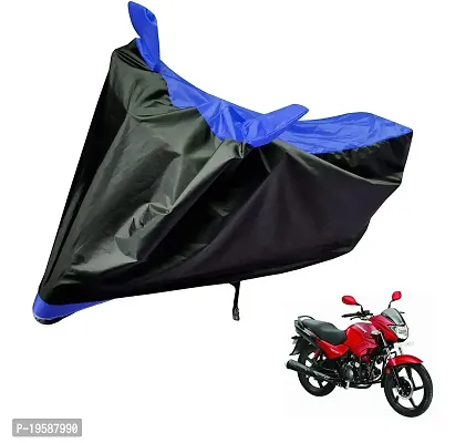 Auto Hub Hero Glamour Fi Bike Cover Waterproof Original / Glamour Fi Cover Waterproof / Glamour Fi bike Cover / Bike Cover Glamour Fi Waterproof / Glamour Fi Body Cover / Bike Body Cover Glamour Fi With Ultra Surface Body Protection (Black, Blue Look)