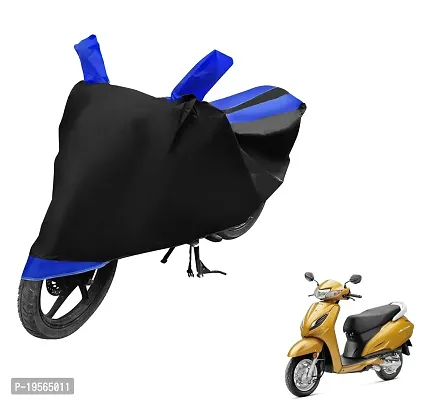 Euro Care Activa 6G Bike Cover Waterproof Original / Activa 6G Cover Waterproof / Activa 6G bike Cover / Bike Cover Activa 6G Waterproof / Activa 6G Body Cover / Bike Body Cover Activa 6G With Ultra Surface Body Protection (Black, Blue Look)-thumb0