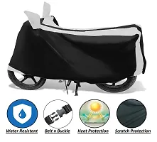 Euro Care Honda Activa 6G Bike Cover Waterproof Original / Activa 6G Cover Waterproof / Activa 6G bike Cover / Bike Cover Activa 6G Waterproof / Activa 6G Body Cover / Bike Body Cover Activa 6G With Ultra Surface Body Protection (Black, White Look)-thumb2