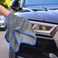 Auto Hub Heavy Microfiber Cloth for Car Cleaning and Detailing, Twiste Loop, Extra Thick Plush Microfiber Towel Lint-Free, 600 GSM (Size 60cm x 40cm)/Pack of 1, Color: Green-thumb4