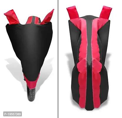 Auto Hub Mahindra Centuro Bike Cover Waterproof Original / Centuro Cover Waterproof / Centuro bike Cover / Bike Cover Centuro Waterproof / Centuro Body Cover / Bike Body Cover Centuro With Ultra Surface Body Protection (Black, Red Look)-thumb4