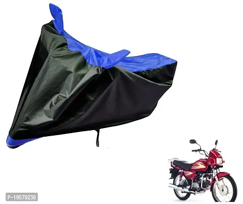 Auto Hub Hero Splendor Bike Cover Waterproof Original / Splendor Cover Waterproof / Splendor bike Cover / Bike Cover Splendor Waterproof / Splendor Body Cover / Bike Body Cover Splendor With Ultra Surface Body Protection (Black, Blue Look)-thumb0