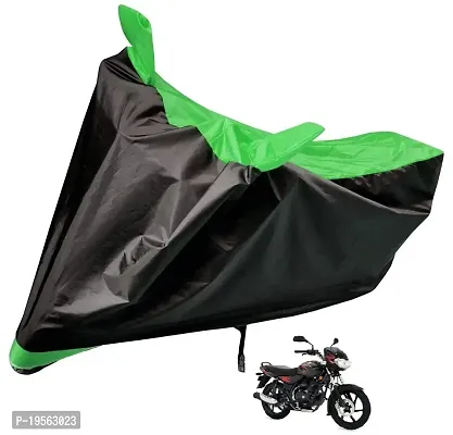 Auto Hub Bajaj Discover Bike Cover Waterproof Original / Discover Cover Waterproof / Discover bike Cover / Bike Cover Discover Waterproof / Discover Body Cover / Bike Body Cover Discover With Ultra Surface Body Protection (Black, Green Look)