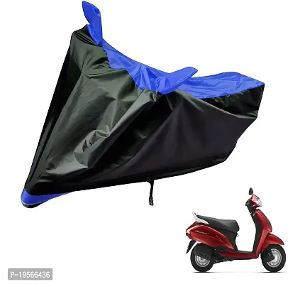 Auto Hub Honda Activa 125 Bike Cover Waterproof Original / Activa 125 Cover Waterproof / Activa 125 bike Cover / Bike Cover Activa 125 Waterproof / Activa 125 Body Cover / Bike Body Cover Activa 125 With Ultra Surface Body Protection (Black, Blue Look)