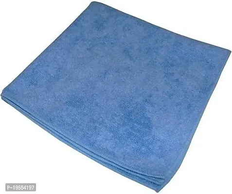 Auto Hub Microfiber Cloth - 1 Pcs - 40x40 cms - 350 GSM Teal Blue - Thick Lint  Streak-Free Multipurpose Cloths - Automotive Microfibre Towels for Car Bike Cleaning Polishing Washing  Detailing