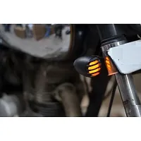 Auto Hub Metallic Bike Indicator Lamp for TVS Luna - Pack of Two-thumb3