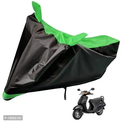 Auto Hub Honda Activa 6G Bike Cover Waterproof Original / Activa 6G Cover Waterproof / Activa 6G bike Cover / Bike Cover Activa 6G Waterproof / Activa 6G Body Cover / Bike Body Cover Activa 6G With Ultra Surface Body Protection (Black, Green Look)