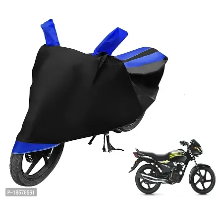 Auto Hub TVS Star City Bike Cover Waterproof Original / Star City Cover Waterproof / Star City bike Cover / Bike Cover Star City Waterproof / Star City Body Cover / Bike Body Cover Star City With Ultra Surface Body Protection (Black, Blue Look)