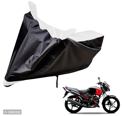 Auto Hub Yamaha Gladiator Bike Cover Waterproof Original / Gladiator Cover Waterproof / Gladiator bike Cover / Bike Cover Gladiator Waterproof / Gladiator Body Cover / Bike Body Cover Gladiator With Ultra Surface Body Protection (Black, White Look)