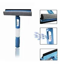 Auto Hub Adjustable Handle Glass Cleaning Wiper - Blue-thumb1