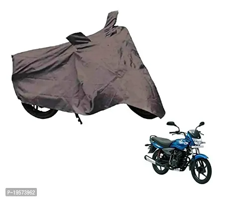 Auto Hub Bajaj Platina 125 Bike Cover Waterproof Original / Platina 125 Cover Waterproof / Platina 125 bike Cover / Bike Cover Platina 125 Waterproof / Platina 125 Body Cover / Bike Body Cover Platina 125 With Ultra Surface Body Protection (2x2 Grey Look)