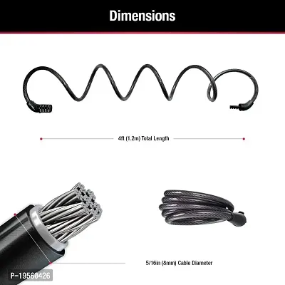 Auto Hub Number Lock for Bikes - Helmet Lock-thumb5