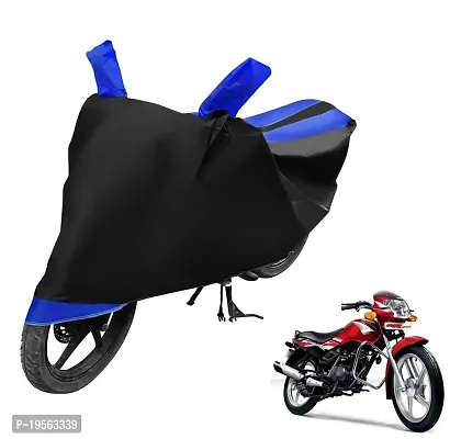 Auto Hub TVS Star Sport Bike Cover Waterproof Original / Star Sport Cover Waterproof / Star Sport bike Cover / Bike Cover Star Sport Waterproof / Star Sport Body Cover / Bike Body Cover Star Sport With Ultra Surface Body Protection (Black, Blue Look)