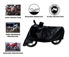 Auto Hub Honda Dream Neo Bike Cover Waterproof Original / Dream Neo Cover Waterproof / Dream Neo bike Cover / Bike Cover Dream Neo Waterproof / Dream Neo Body Cover / Bike Body Cover Dream Neo With Ultra Surface Body Protection (Black Look)-thumb3