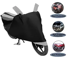 Euro Care KTM Duke 390 Bike Cover Waterproof Original / Duke 390 Cover Waterproof / Duke 390 bike Cover / Bike Cover Duke 390 Waterproof / Duke 390 Body Cover / Bike Body Cover Duke 390 With Ultra Surface Body Protection (Black, Silver Look)-thumb3