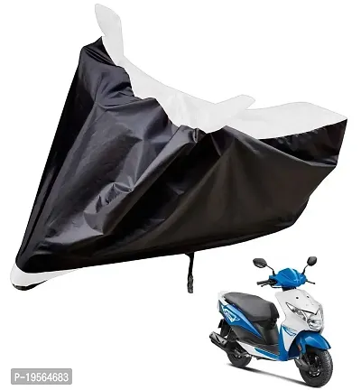 Auto Hub Honda Deo Bike Cover Waterproof Original / Dio Cover Waterproof / Dio bike Cover / Bike Cover Dio Waterproof / Dio Body Cover / Bike Body Cover Dio With Ultra Surface Body Protection (Black, White Look)-thumb0