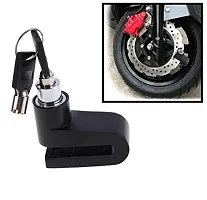 Auto Hub Anti Theft Bike Disc Lock for Two Wheeler- Assorted Color-thumb2