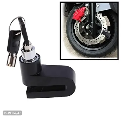 Auto Hub Anti Theft Bike Disc Lock for Two Wheeler- Assorted Color-thumb3