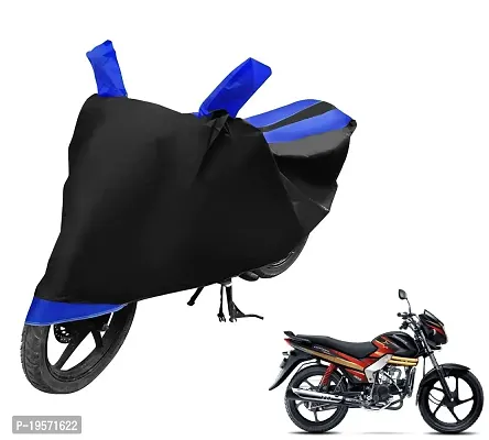 Auto Hub Mahindra Centuro Bike Cover Waterproof Original / Centuro Cover Waterproof / Centuro bike Cover / Bike Cover Centuro Waterproof / Centuro Body Cover / Bike Body Cover Centuro With Ultra Surface Body Protection (Black, Blue Look)