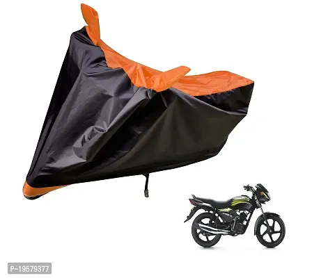 Auto Hub TVS Star City Bike Cover Waterproof Original / Star City Cover Waterproof / Star City bike Cover / Bike Cover Star City Waterproof / Star City Body Cover / Bike Body Cover Star City With Ultra Surface Body Protection (Black, Orange Look)