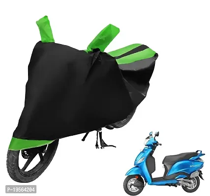 Auto Hub Hero Maestro Bike Cover Waterproof Original / Maestro Cover Waterproof / Maestro bike Cover / Bike Cover Maestro Waterproof / Maestro Body Cover / Bike Body Cover Maestro With Ultra Surface Body Protection (Black, Green Look)