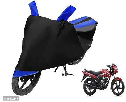 Auto Hub TVS Sport Bike Cover Waterproof Original / Sport Cover Waterproof / Sport bike Cover / Bike Cover Sport Waterproof / Sport Body Cover / Bike Body Cover Sport With Ultra Surface Body Protection (Black, Blue Look)