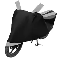 Euro Care Honda Activa 6G Bike Cover Waterproof Original / Activa 6G Cover Waterproof / Activa 6G bike Cover / Bike Cover Activa 6G Waterproof / Activa 6G Body Cover / Bike Body Cover Activa 6G With Ultra Surface Body Protection (Black, Silver Look)-thumb4