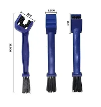 Auto Hub Universal Motorcycle/Cycle Chain Cleaner Brush for Bikes (Blue)-thumb2