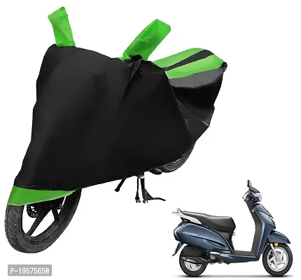 Auto Hub Honda Activa 3G Bike Cover Waterproof Original / Activa 3G Cover Waterproof / Activa 3G bike Cover / Bike Cover Activa 3G Waterproof / Activa 3G Body Cover / Bike Body Cover Activa 3G With Ultra Surface Body Protection (Black, Green Look)