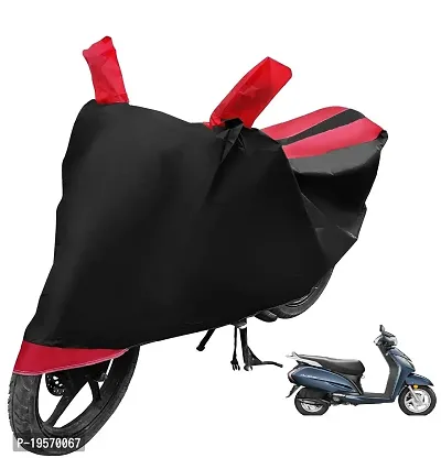 Auto Hub Activa 3G Bike Cover Waterproof Original / Activa 3G Cover Waterproof / Activa 3G bike Cover / Bike Cover Activa 3G Waterproof / Activa 3G Body Cover / Bike Body Cover Activa 3G With Ultra Surface Body Protection (Black, Red Look)