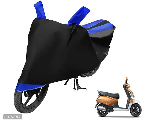 Euro Care Mahindra Gusto Bike Cover Waterproof Original / Gusto Cover Waterproof / Gusto bike Cover / Bike Cover Gusto Waterproof / Gusto Body Cover / Bike Body Cover Gusto With Ultra Surface Body Protection (Black, Blue Look)