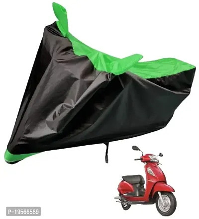 Auto Hub Suzuki Access SE Bike Cover Waterproof Original / Access SE Cover Waterproof / Access SE bike Cover / Bike Cover Access SE Waterproof / Access SE Body Cover / Bike Body Cover Access SE With Ultra Surface Body Protection (Black, Green Look)