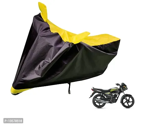 Auto Hub TVS Star City Bike Cover Waterproof Original / Star City Cover Waterproof / Star City bike Cover / Bike Cover Star City Waterproof / Star City Body Cover / Bike Body Cover Star City With Ultra Surface Body Protection (Black, Yellow Look)-thumb0