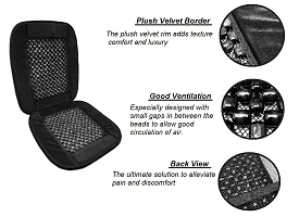 Auto Hub Car Wooden Bead Seat Cushion with Velvet Border (1)-thumb4