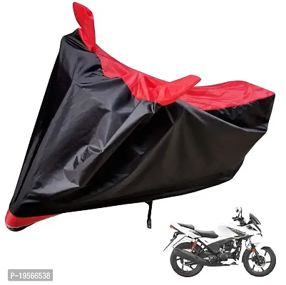 Auto Hub Hero Ignitor Bike Cover Waterproof Original / Ignitor Cover Waterproof / Ignitor bike Cover / Bike Cover Ignitor Waterproof / Ignitor Body Cover / Bike Body Cover Ignitor With Ultra Surface Body Protection (Black, Red Look)