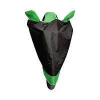 Auto Hub Honda Activa 6G Bike Cover Waterproof Original / Activa 6G Cover Waterproof / Activa 6G bike Cover / Bike Cover Activa 6G Waterproof / Activa 6G Body Cover / Bike Body Cover Activa 6G With Ultra Surface Body Protection (Black, Green Look)-thumb1